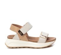 XTI - Sandalen Damen Beige - Bequeme und vielseitige Schuhe - Casual Mode - Modell 14387403 (Größe 38)