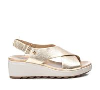 XTI - Sandalen Damen Gold - Bequeme und vielseitige Schuhe - Casual Mode - Modell 14270001 (Größe 37)