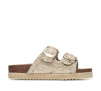 XTI - Sandalen Damen Gold - Bequeme und vielseitige Schuhe - Casual Mode - Modell 14507202 (Größe 39)