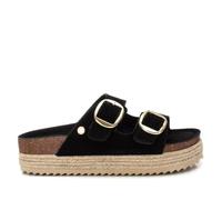 XTI - Sandalen Damen Schwarz - Bequeme und vielseitige Schuhe - Casual Mode - Modell 14363505 (Größe 38)