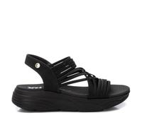 XTI - Sandalen Damen Schwarz - Bequeme und vielseitige Schuhe - Casual Mode - Modell 14410004 (Größe 37)