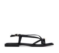 XTI - Sandalen Damen Schwarz - Bequeme und vielseitige Schuhe - Casual Mode - Modell 14535801 (Größe 39)