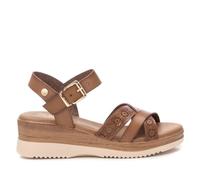 XTI - Sandalen Damen Taupe - Bequeme und vielseitige Schuhe - Casual Mode - Modell 14385102 (Größe 39)