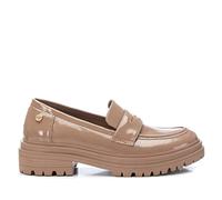 XTI Taupefarbene Lackleder-Slipper