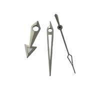 XTINKOPW 1 Set Uhrenarmbanduhren mit grüner Leuchtmasse in Silber, Schwarz, Blau und Roségold, passend for NH35, NH36, PT5000, ETA2836, 2824, Miyota 8215, 821A 8200 Uhrwerke(Black,Fit eta2824 2836)