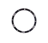 XTINKOPW 1 Stück 39,6 mm Keramik-Uhrenlünette passend for 41 mm Herrenuhr, geeignet for 41 mm Uhrengehäuse, Flache Lünette, Uhrenteile(E)