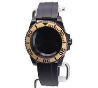 XTINKOPW 1 Stück 40 mm schwarzes Herren-Uhrengehäuse aus Gummi for Nh35/34/36/38 Miyota8215 Eta2824 Uhrwerk, 28,5 mm Zifferblatt, Hot Styles Yacht-Master(Gold Bezel 4,ETA 2824)