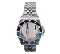 XTINKOPW 1 Stück 40 mm Taucheruhrgehäuse Glas for Nh35 Nh36 ETA 2824 Miyota8215 Automatikwerk 28,5 mm Zifferblatt 20 mm Jubilee-Armband(Glass Cover 1,Miyota 8215)