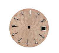 XTINKOPW 1 Stück NH35 Uhrenzifferblatt Cocktail Damenuhr Zifferblatt 29mm Radialuhr Gesicht Modifizierte mechanische Zifferblätter for NH35/NH36 Uhrwerk(Pink)