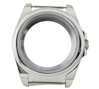 XTINKOPW 1pc 40mm Silber Gold Uhr Fall Edelstahl Glas for NH35 NH36 ETA2824 PT5000 ST2130 Automatische Bewegung Teil(Silver 2,ETA2824 -PT-ST)