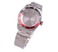 XTINKOPW 1pc 41mm Glas Uhr Fall Fit NH35 NH36 ETA2824 PT5000 ST2130 Bewegung Stahl Armband Uhr Fall(I,NH35 NH36 case)