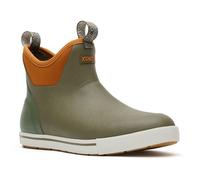 XTRATUF Camp Fleece Lined Ankle Deck Boot Men dark olive/spice - Größe 9US Men