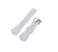 XTVKFWJAB 14 mm Damen-Uhrenarmband aus Kunstharz, kompatibel mit Casio G BA-110 112 100 130 5538, Gummi, helles Sport-Uhrenarmband, Zubehör(Antique Black)