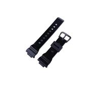 XTVKFWJAB 14 mm Damen-Uhrenarmband aus Kunstharz, kompatibel mit Casio G BA-110 112 100 130 5538, Gummi, helles Sport-Uhrenarmband, Zubehör(Black Green)