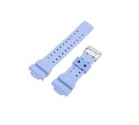 XTVKFWJAB 16 mm Herren-Uhrenarmband aus Camo-Harz, kompatibel mit Casio GA-100/110/120/140 700 GD-100 GLS-100 GAX-100 Uhrenarmband Gummi(Blue Pink)