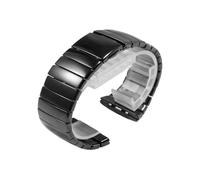 XTVKFWJAB 17 mm 26 29 Keramik-Uhrenarmband, kompatibel mit Rado Sintra Series-Uhrenarmband, schwarzes Keramikarmband, Damen- und Herren-Uhrenkette(29mm)