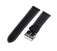 XTVKFWJAB 18/20/22 mm Nylon-Segeltucharmbänder, kompatibel mit Omega, Blancpain, Seiko-Taucheruhren, Herren- und Damen-Uhrenarmband Schnellverschluss, wasserdicht(Black White,18mm)