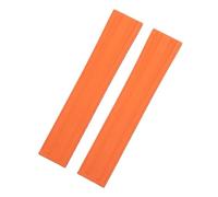 XTVKFWJAB 19/20/21/22 mm Fluorkautschuk-FKM-Uhrenarmband, kompatibel mit Breitling Hamilton Tudor Longines Tissot Omega Huawei Mido Schnellverschluss-Gürtel(Orange,20MM_ROSE FOLD BUKCLE)