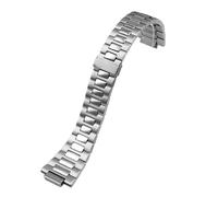 XTVKFWJAB 25 x 13 mm Edelstahl-Armband, kompatibel mit Patek Philippe Nautilus 5711 5726 5712g-Serie, Armband, for Herren(Silver)