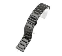 XTVKFWJAB 316L Massives Edelstahl-Uhrenarmband, kompatibel mit Casio Steel Belt EFR-303L EQB-501 EFS-S500/S510, Herren-Uhrenarmband aus Stahlmetall(GD-01(MS)-Black,24mm)