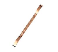 XTVKFWJAB 8 mm 10 12 14 Damen-Armband aus Edelstahl, kompatibel mit Armani Swarovski Casio Fossil Uhrenarmband, Damenmode, helles Armband(Rose Gold,10mm)