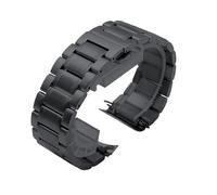 XTVKFWJAB Arc Edelstahlarmband kompatibel mit Armani AR5906 AR5905 AR5890 AR5889 5858 5920 Serie Mann 23mm Frau 20mm Metallarmband(Black Strap,Woman 20mm)