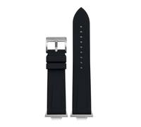 XTVKFWJAB Armband kompatibel mit Tissot PRX-Serie T137.407/T137.410 Super Player Herren Schnellverschluss Silikonkautschuk Uhrenarmband-Adapter Zubehör 12 mm(Black)
