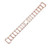 XTVKFWJAB Edelstahl-Armband kompatibel mit CK K3G231/6 K2G231 K2Y2Y1/6 Uhrenarmband, modisches Damen-Armband, Zubehör, 16 mm Bandanstoß(Rose gold)