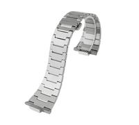 XTVKFWJAB Edelstahl-Armband kompatibel mit Tissot 1853 PRX Super Player T137407 T137410A Metall-Armband Herren-Uhrenarmband Schnellverschluss(Silver,12mm)
