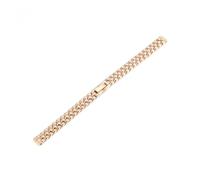 XTVKFWJAB Ersatzarmband aus massivem Edelstahl, kompatibel mit der kleinen grünen Uhr Rosemont Julius, kleines, dünnes Armband in 6, 8, 10, 12 und 14 mm(Rose,16mm)