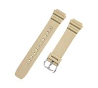 XTVKFWJAB HARZ-Uhrenarmband kompatibel mit CASIO G-SHOCK AE-1000W 1300 1200 AQ-S810W S800W SGW-300H 400H 500H W-S200H 800H 216H 735H 215 Uhrenarmband(Beige-Silver Buckle)
