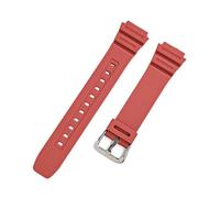 XTVKFWJAB HARZ-Uhrenarmband kompatibel mit CASIO G-SHOCK AE-1000W 1300 1200 AQ-S810W S800W SGW-300H 400H 500H W-S200H 800H 216H 735H 215 Uhrenarmband(Red-Black Buckle)