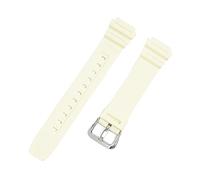 XTVKFWJAB HARZ-Uhrenarmband kompatibel mit CASIO G-SHOCK AE-1000W 1300 1200 AQ-S810W S800W SGW-300H 400H 500H W-S200H 800H 216H 735H 215 Uhrenarmband(White-Silver Buckle)