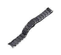 XTVKFWJAB Keramik-Armband, 20 mm, 22, kompatibel mit AR1451, AR1452, AR1400, AR1410, AR1421, AR1440, AR1429, Uhrenarmband, Armbanduhrenband(AR1451 black 24mm)