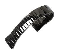 XTVKFWJAB Keramik-Uhrenarmband, kompatibel mit Rado-Serie, schwarzes Keramikarmband, Damen und Herren, 17 mm, 29, 26, Uhrenzubehör(17mm)