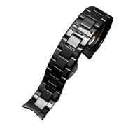 XTVKFWJAB Kompatibel mit AR1451 AR1452 AR1400 AR1410 Uhrenarmband Schmetterlingsschließe aus Edelstahl, 22 mm, 24, Keramik-Uhrenarmbänder(AR1410,22mm)