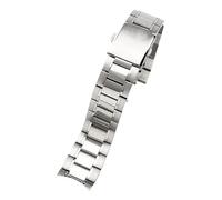 XTVKFWJAB Kompatibel mit Casio Swordfish Edelstahl-Uhrenarmbändern MTP-1374/MTP-1375/Vd01. Ersetzen Sie das Original-22-mm-Arc-Interface-Uhrenarmband(Steel(LG))