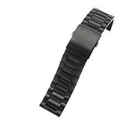 XTVKFWJAB Kompatibel mit Diesel Dz4316 7395 7305 Herren-Stahlgürtel, Uhrenarmband aus massivem Stahl, Zubehör 22 24 26 28 mm(3-Beads-Black,22mm)