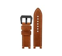 XTVKFWJAB Kompatibel mit G-SHOCK Casio GST-B100/W300/400G/S120/W130L, modifiziertes Uhrenarmband aus mattiertem Vintage-Leder Werkzeugzubehör(Brown white-black)