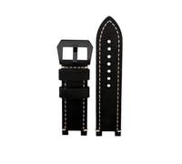 XTVKFWJAB Kompatibel mit G-SHOCK Casio GST-B100/W300/400G/S120/W130L, modifiziertes Uhrenarmband aus mattiertem Vintage-Leder Werkzeugzubehör(Black white-black)