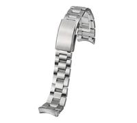 XTVKFWJAB Kompatibel mit TAG HEUER 300 Series Edelstahlarmband WAY201A WAY211 ABA0927 Gebogene Stahl-Uhrenarmbänder for Herren, 20,5 mm, 21, Armband(21.5mm)