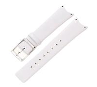 XTVKFWJAB Lederarmband, kompatibel mit CK-Uhrenarmband der Serien K0H231/KOH233/KOV231/KOH211, weiches, bequemes Uhrenarmband-Zubehör, 21 22 mm(KOH-White-Steel,KOH231-21mm)