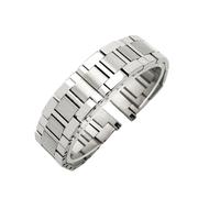 XTVKFWJAB Massives 316L-Edelstahlarmband, kompatibel mit Cartier Solo 16 mm, 17,5, 20, 23, Metall-Uhrenarmband, Armband for Armbanduhren(16mm)