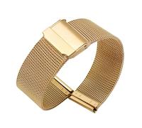 XTVKFWJAB Mesh Milanese Uhrenarmband Kompatibel mit TISSOT Kompatibel mit Omega Kompatibel mit Seiko Uhr 18mm 20mm 22mm(Gold,21mm)
