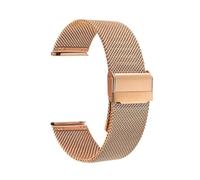 XTVKFWJAB Mesh-Uhrenarmband, Edelstahl, Milanese-Schlaufenband, kompatibel mit DW-Uhrenarmband, Schnellverschlussarmband(Rose Gold,20mm)