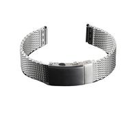 XTVKFWJAB Milanese Mesh-Armband 18 mm 20 22 Uhrenarmbänder kompatibel mit Omega Band 316L verstellbare Faltschließe Luxus-Edelstahlarmband(22mm)