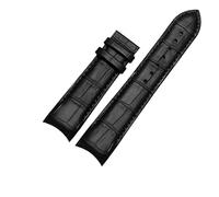 XTVKFWJAB T035 Armband 22mm 23mm 24mm Kompatibel Mit Tissot 1853 Männer Couturier Leder Uhr Strap T035617A T035407A Rindsleder(Black-no-buckle,24mm)