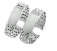 XTVKFWJAB Uhrenarmbänder Armband Kompatibel Mit Omega PLANET OCEAN 007 SEAMASTER 600 Metallband Uhrenzubehör Herren Edelstahl Uhrenarmband Kette(5Beads-Silvery,22mm)