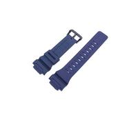 XTVKFWJAB Uhrenarmband aus Kunstharz for Herren, kompatibel mit Casio AQ-S810W WC5208 AEQ-110W W-735H, Damen-Gummiarmband, Zubehör, 18 mm(Dark blue)