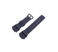 XTVKFWJAB Uhrenarmband aus Kunstharz for Herren, kompatibel mit Casio AQ-S810W WC5208 AEQ-110W W-735H, Damen-Gummiarmband, Zubehör, 18 mm(Black)